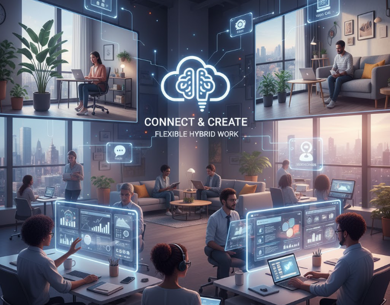 Fostering Innovation with a Flexible Hybrid Working Model and Collaboration Platform