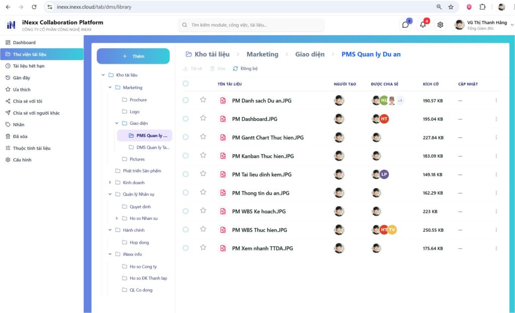 Quản lý file tài liệu